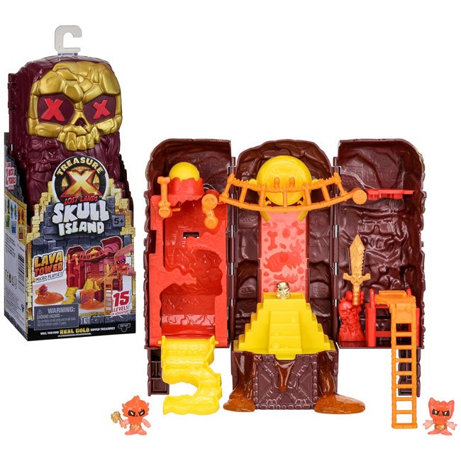 TREASURE X S1 LOST LANDS SKULL ISLAND LAVA TOWER MICRO PLAYS