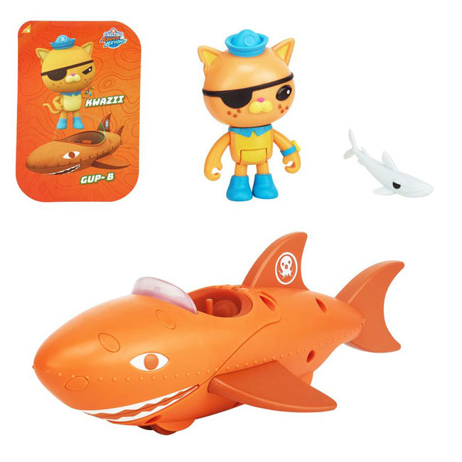 OCTONAUTS FIGURE&VEH. GUP-B KWAZII S1