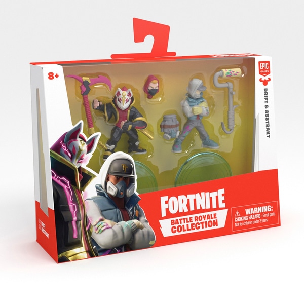  FORTNITE DUO FIGURE PACK-DRIFT & ABSTRAKT