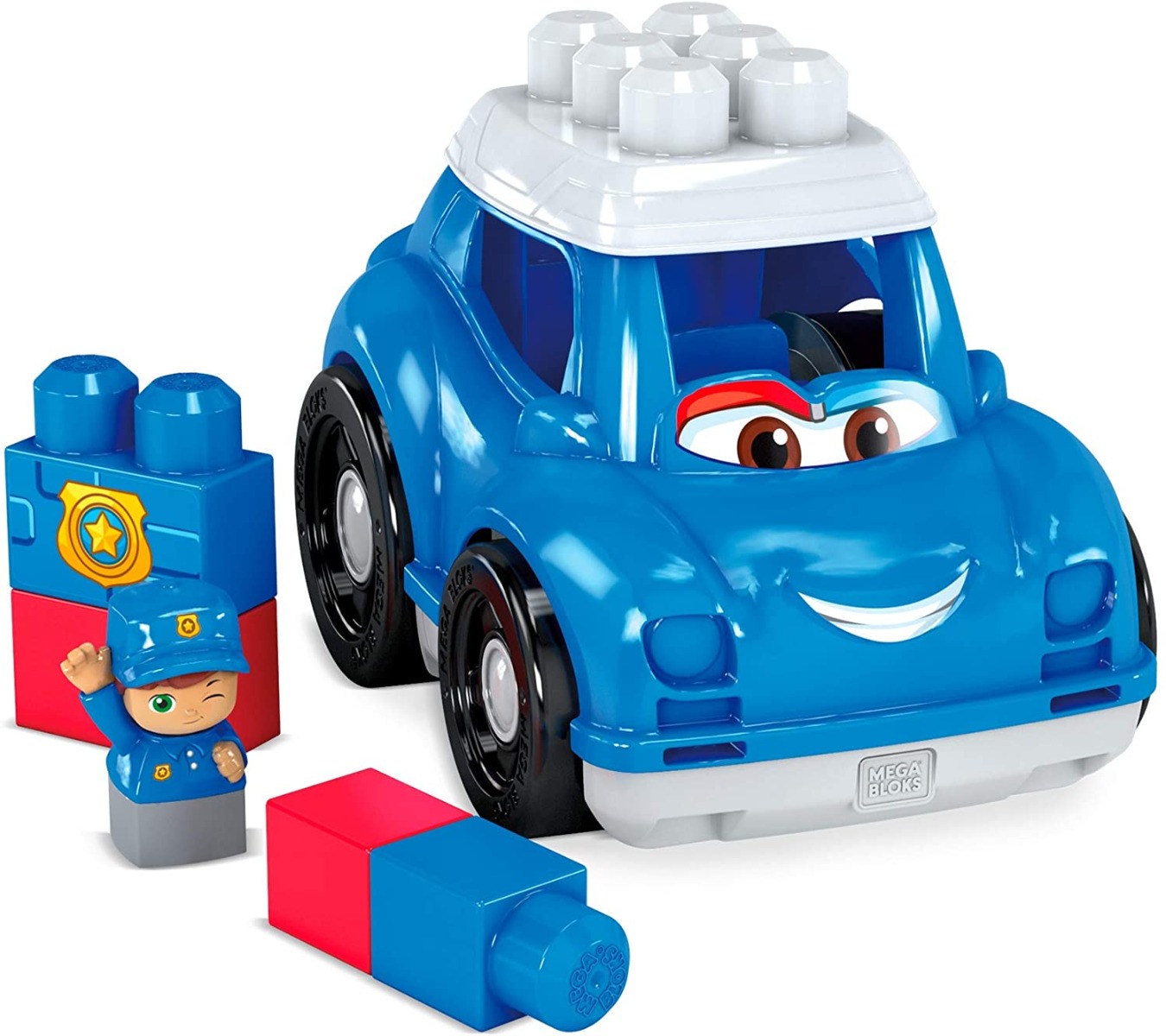 MEGA BLOKS LIL' VEHICLES POLICE CAR
