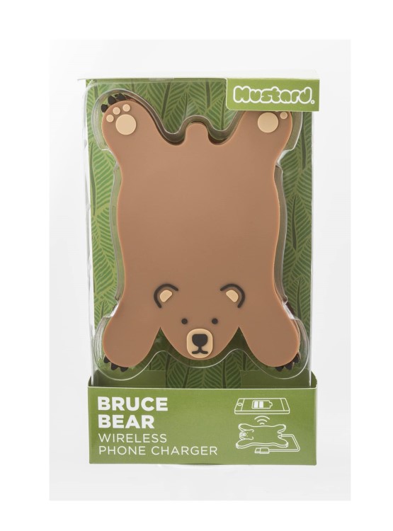 MUSTARD BEAR WIRELESS PHONE CHARGER