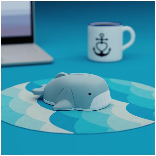 MUSTARD WIRELESS MOBY THE WHALE MOUSE
