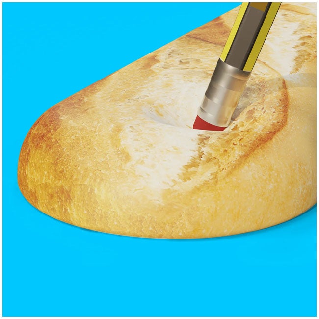 MUSTARD BAGUETTE SHAPED KEYBOARD REST