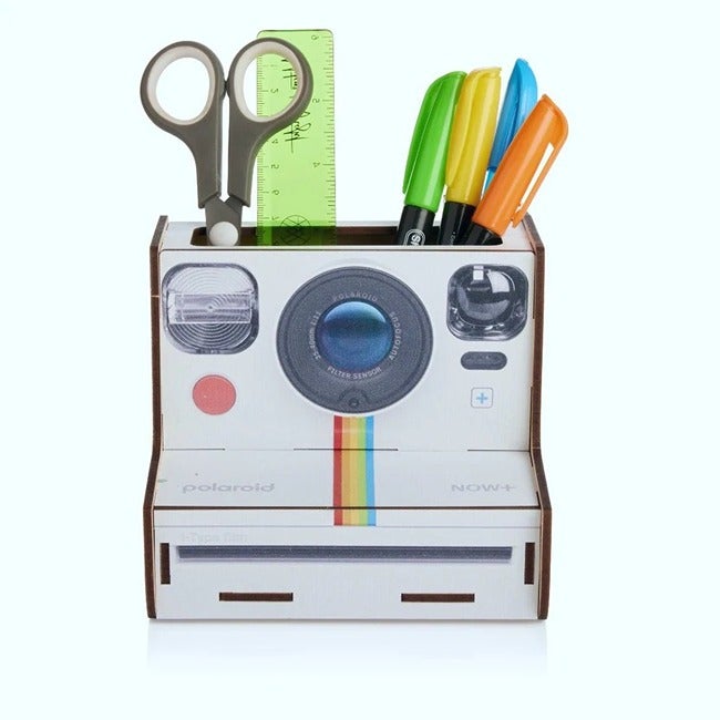 MUSTARD POLAROID DIY PEN POT