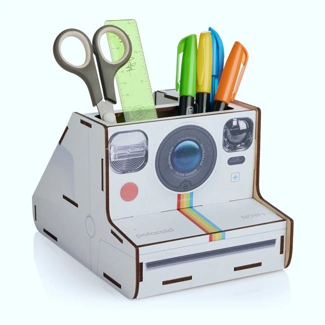 MUSTARD POLAROID DIY PEN POT