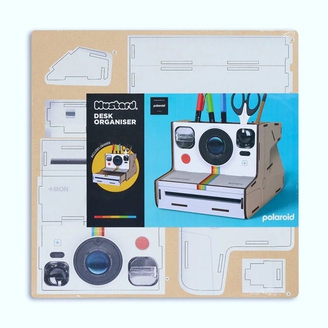 MUSTARD POLAROID DIY PEN POT