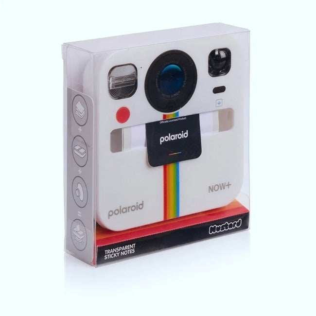 MUSTARD POLAROID STICKY NOTES DISPENSER