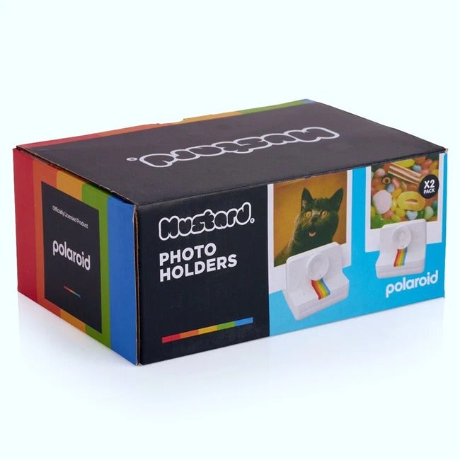 MUSTARD POLAROID PHOTO HOLDERS SET