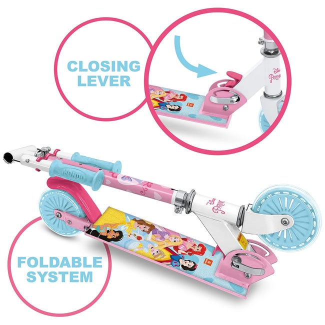 MONDO DISNEY PRINCESS 2-WHEELS ALUMINIUM SCOOTER