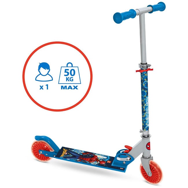 MONDO SPIDERMAN 2-WHEELS ALUMINIUM SCOOTER