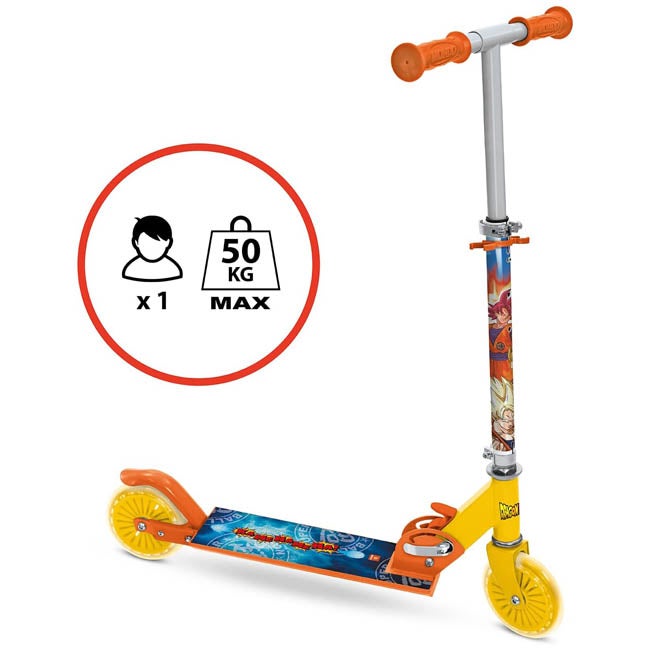 MONDO DRAGON BALL 2-WHEEL FOLDING ALUMINIUM SCOOTER