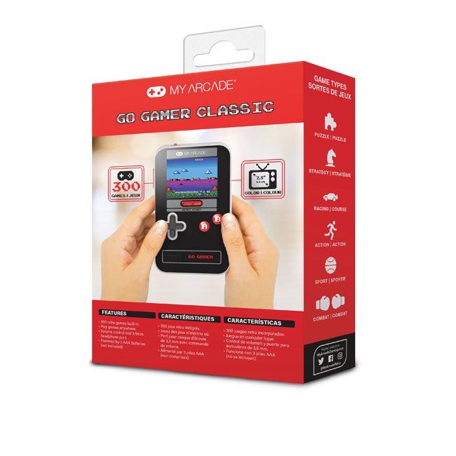 MY ARCADE GO GAMER CLASSIC-BLACK/RED