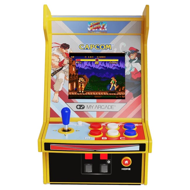MY ARCADE SUPER STREET FIGHTER II MICRO PLAYER 2 GAMES IN 1