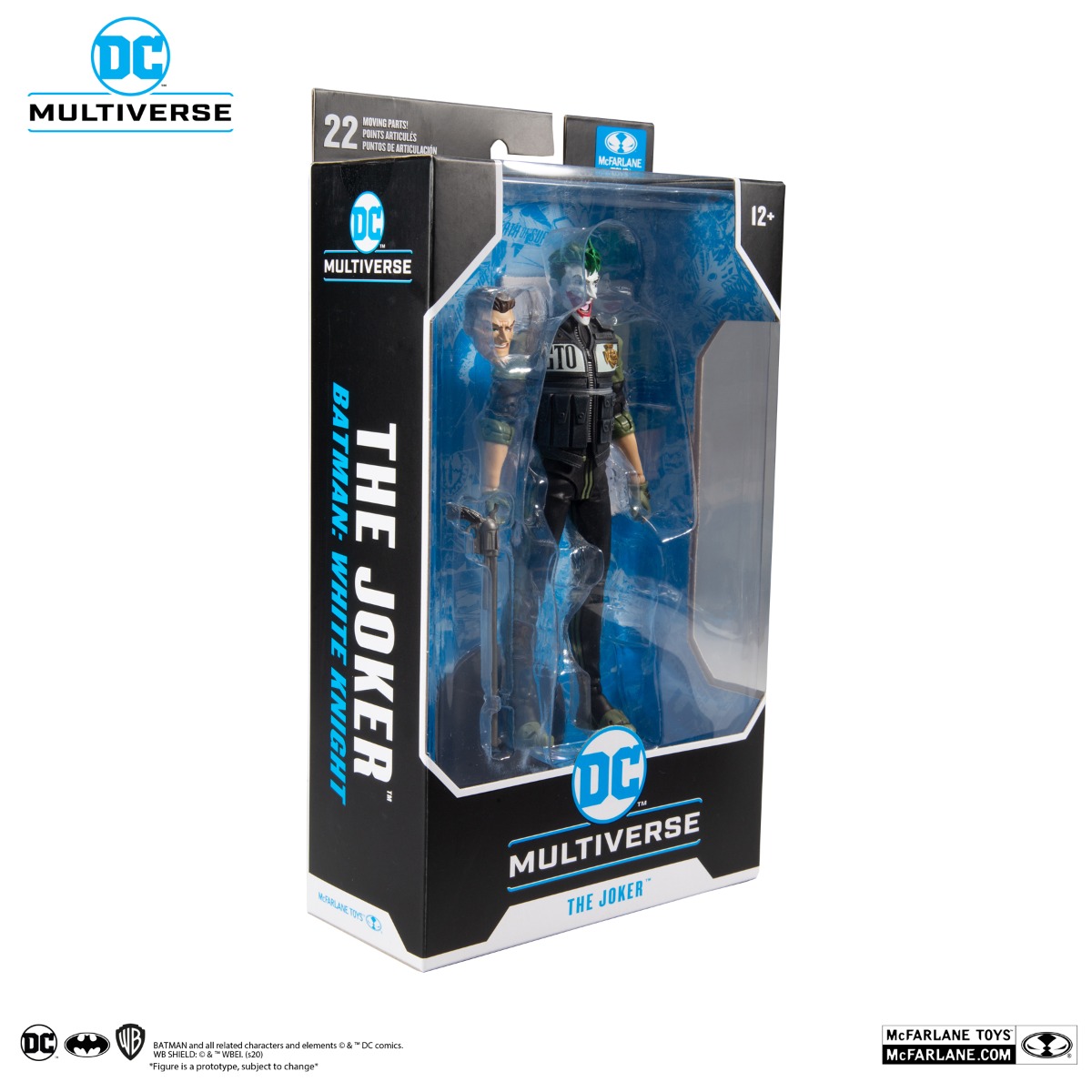DC COMICS THE JOKER BATMAN WHITE KNIGHT FIGURE