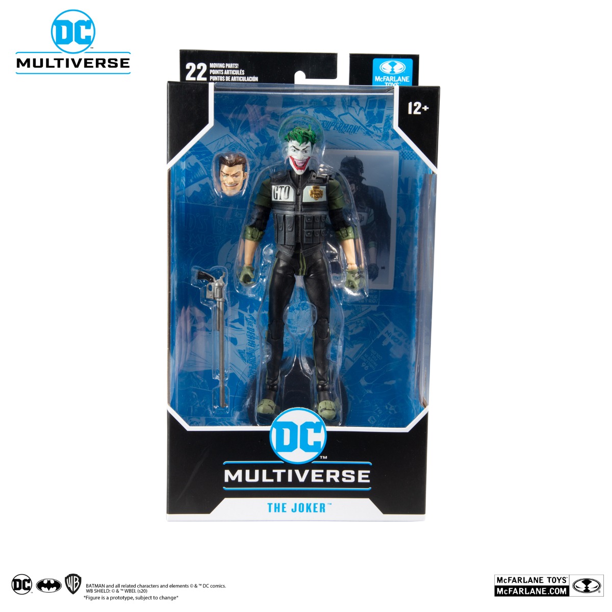 DC COMICS THE JOKER BATMAN WHITE KNIGHT FIGURE