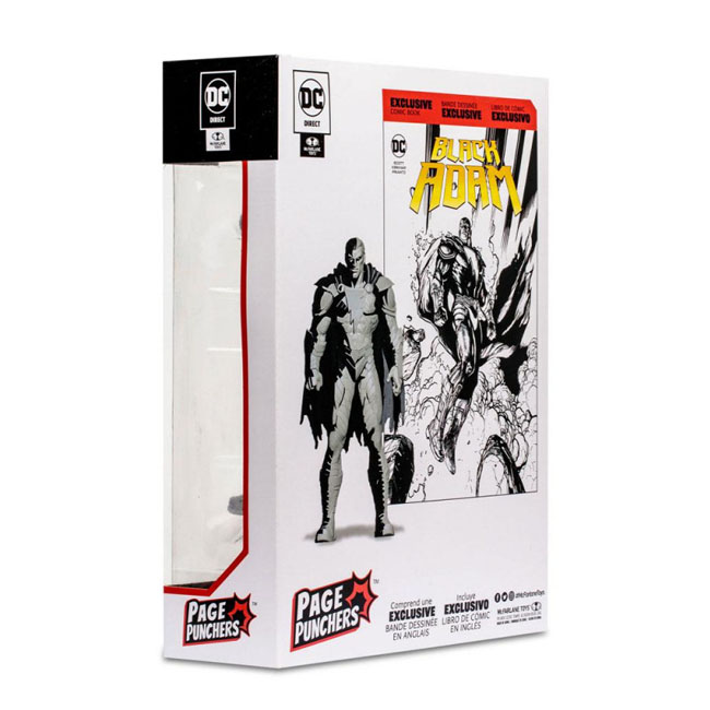 DC COMICS 7-INCH FIGURE - BLACK ADAM ART VARIANT