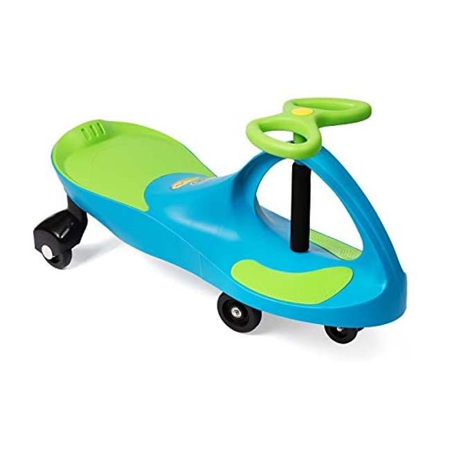 CRAZYCAR RIDE-ON BLUE-LIME GREEN