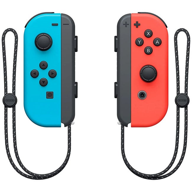 NINTENDO SWITCH OLED CONSOLE WITH BLUE/RED JOY-CON