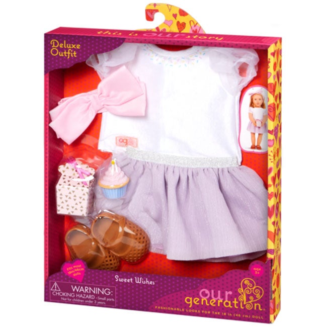 OUR GENERATION BIRTHDAY CUPCAKE OUTFIT