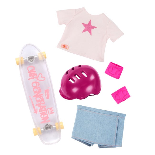 OUR GENERATION OLLIE SKATER DELUXE DOLL