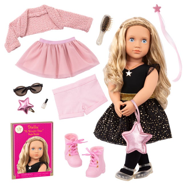 OUR GENERATION STELLA 18-INCH STARRY FASHION GIFT BOX SET
