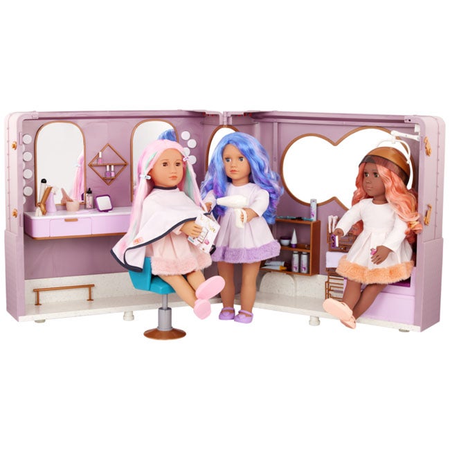 OUR GENERATION VERONIKA WITH BLUE/PURPLE HAIR FASHION DOLL