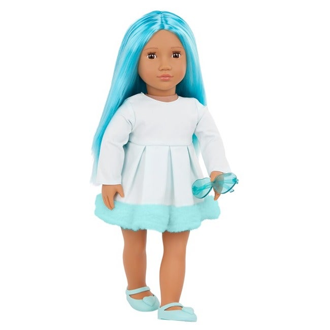 OUR GENERATION CAPRI WITH MULTI COLORED HAIR DOLL