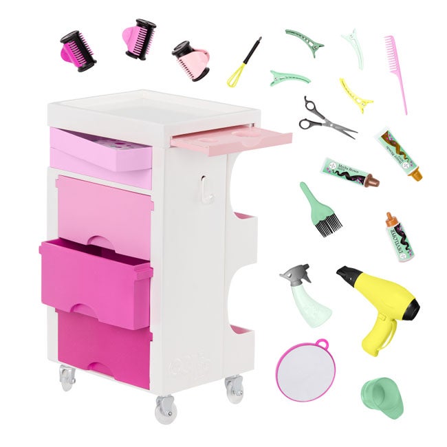 OUR GENERATION SALOON CART ACCESSORIES SET
