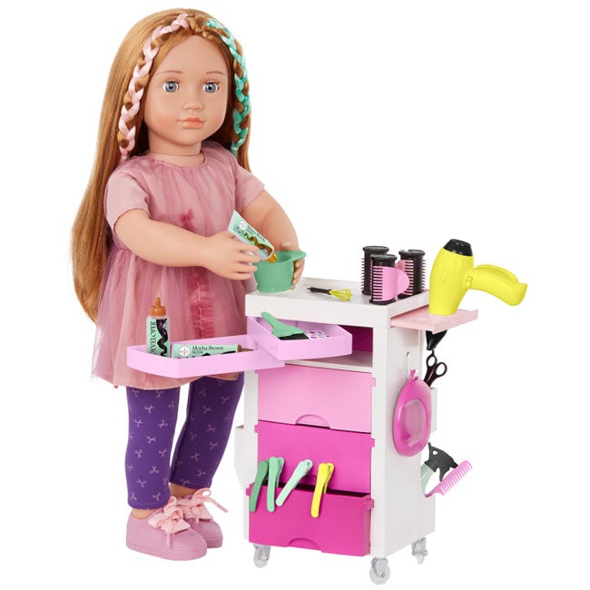 OUR GENERATION SALOON CART ACCESSORIES SET
