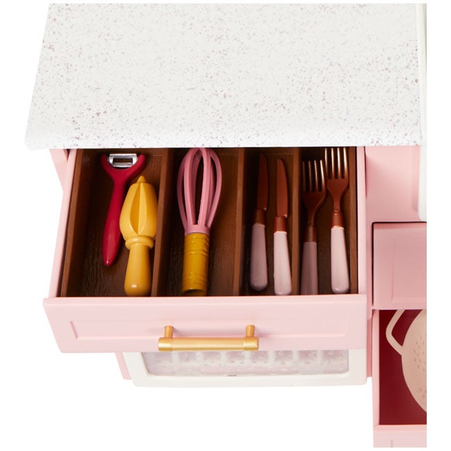 OUR GENERATION COOKING ISLAND KITCHEN PLAYSET