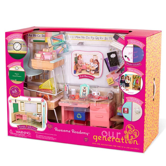 OUR GENERATION AWESOME ACADEMY SCHOOL PLAYSET
