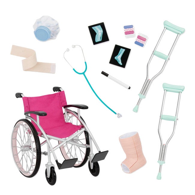 OUR GENERATION MEDICAL SET WITH WHEELCHAIR