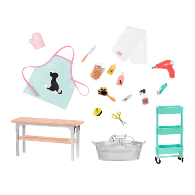 OUR GENERATION PET GROOMING SALON SET