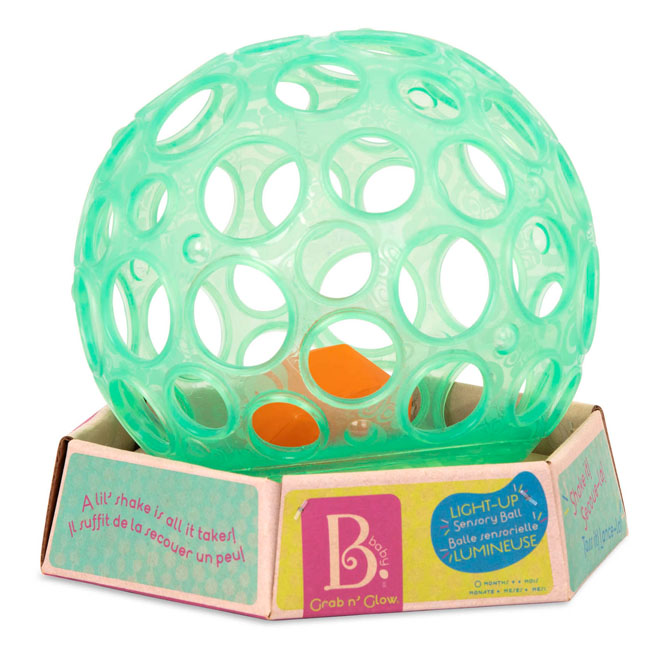 B TOYS BABY BALL SENSORY LIGHT UP