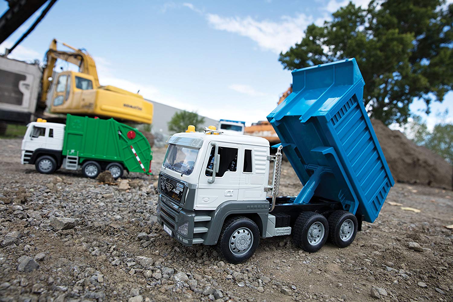 DRIVEN DUMP TRUCK