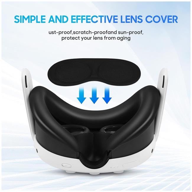 OCULUS SILICON PROTECTION SET FOR META QUEST 3-BLACK