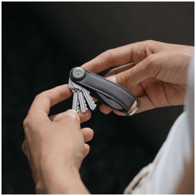 ORBITKEY ORGANISER CRAZY-HORSE STEEL GREY