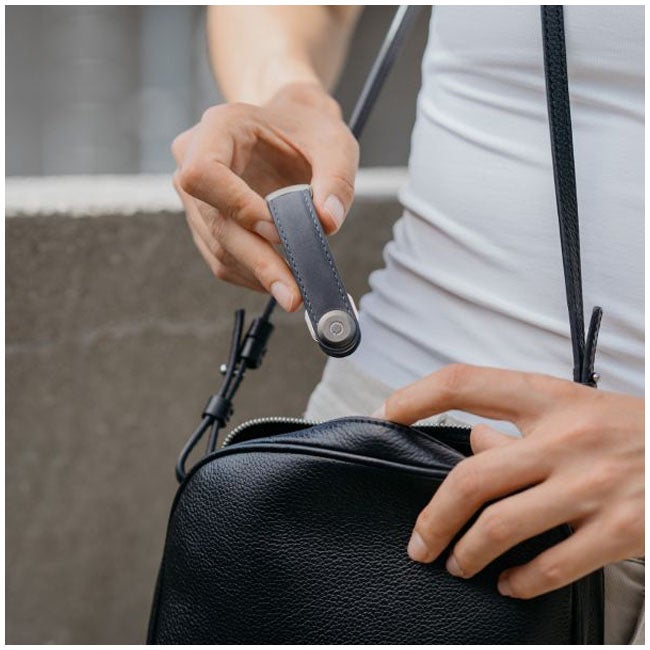 ORBITKEY ORGANISER CRAZY-HORSE STEEL GREY