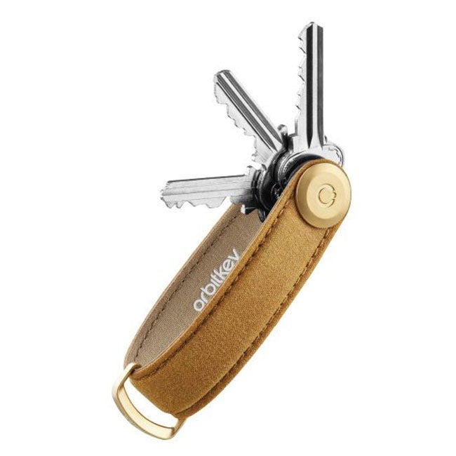 ORBITKEY ORGANISER WAXED CANVAS GOLDEN SAND