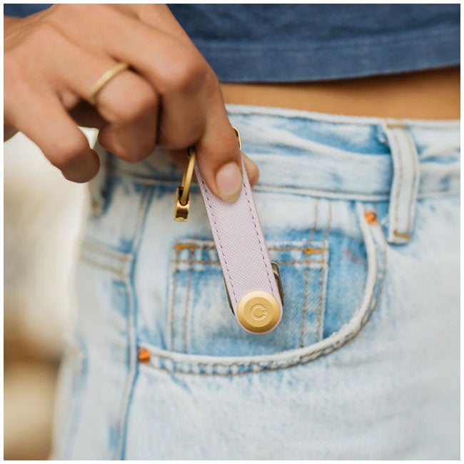 ORBITKEY ORGANISER SAFFIANO LILAC