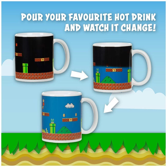PALADONE SUPER MARIO BROS HEAT CHANGING MUG