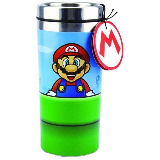 PALADONE WARP PIPE TRAVEL MUG SUPER MARIO