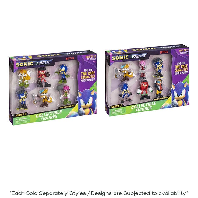 SONIC PRIME 2.5 INCH FIGURE DELUXE 8 PACK
