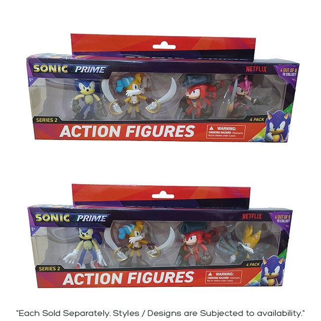 SONIC PRIME 3INCH FIGURE 4 PACK