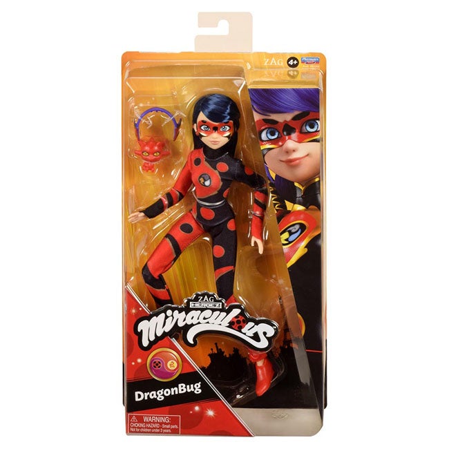 MIRACULOUS HEROEZ FASHION DOLL - DRAGON BUG (LADY BUG)