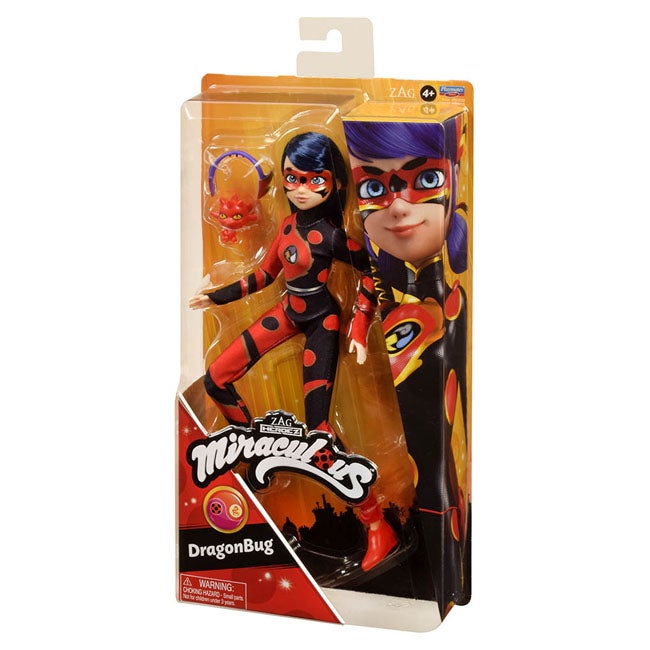 MIRACULOUS HEROEZ FASHION DOLL - DRAGON BUG (LADY BUG)