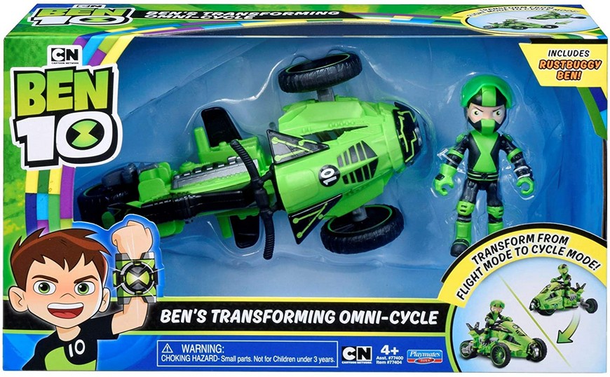 BEN10 TRANSFORMING VEHICLE WITH FIGURE