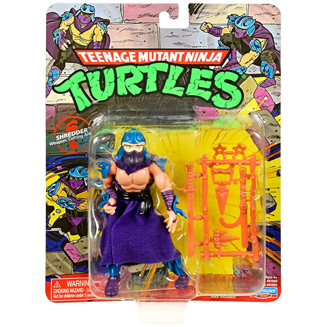 "PLAYMATES TMNT CLASSIC 4"" MUTANT FIGURE - SHREDDER BASIC"