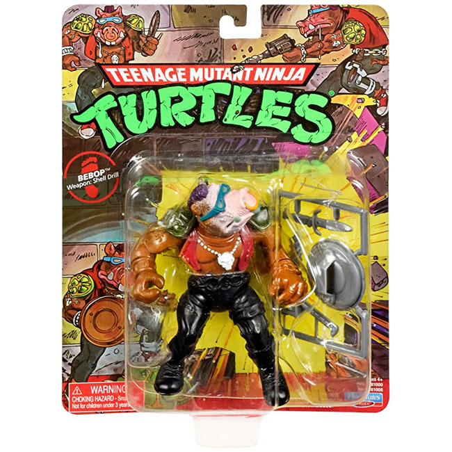 PLAYMATES TMNT CLASSIC 4'' MUTANT FIGURE - BEBOP BASIC