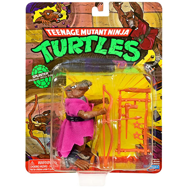 PLAYMATES TMNT CLASSIC 4'' MUTANT FIGURE - MASTER SPLINTER